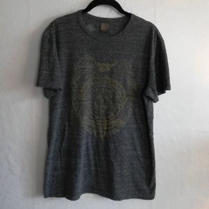 Grey and Gold Obey 'Serving the Streets' Tee